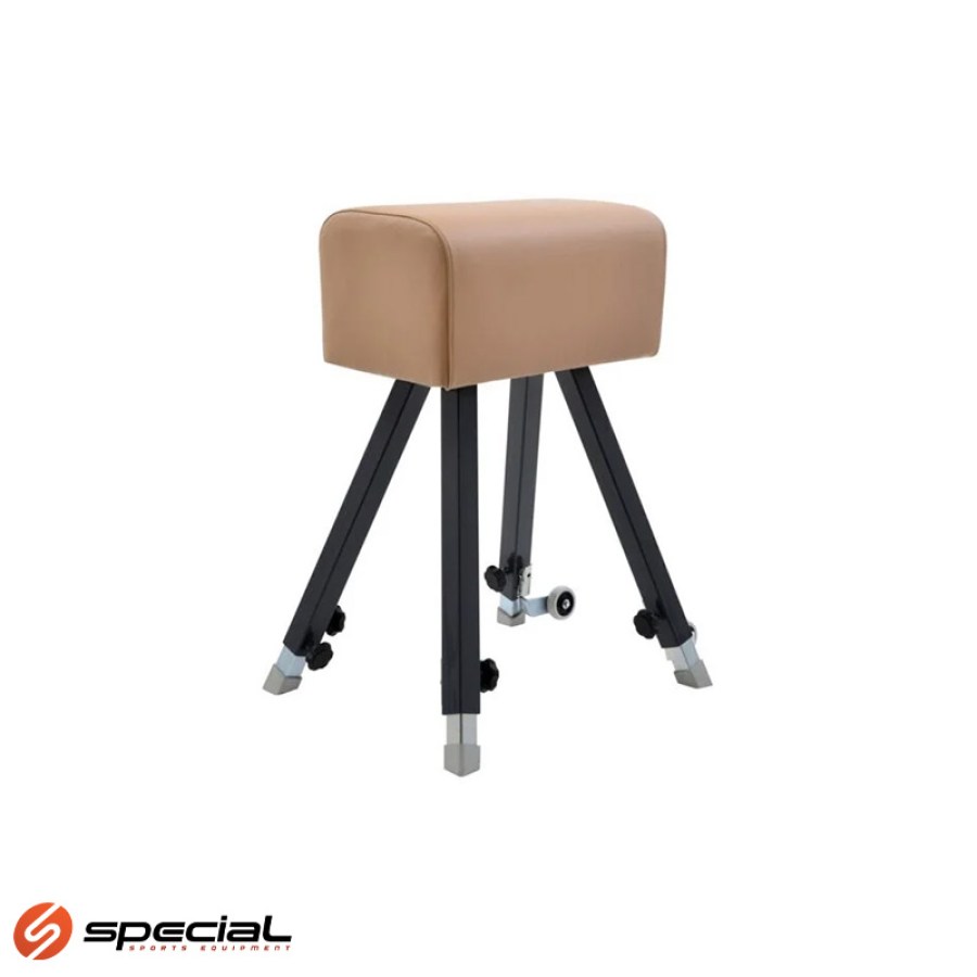 SP00052 - Kozlić, presvučen sintetskom kožom, visina podesiva 90-140 cm